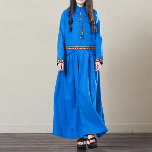 复古连衣裙 用针织面料打造你的少女心