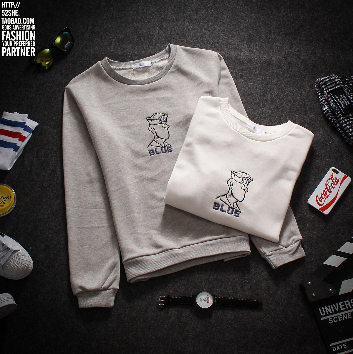 服装平铺拍摄的艺术 专业淘宝摄影与广州网拍的场景营造